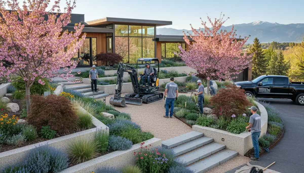 Denver, CO landscaping services for residential and commercial outdoor maintenance and design