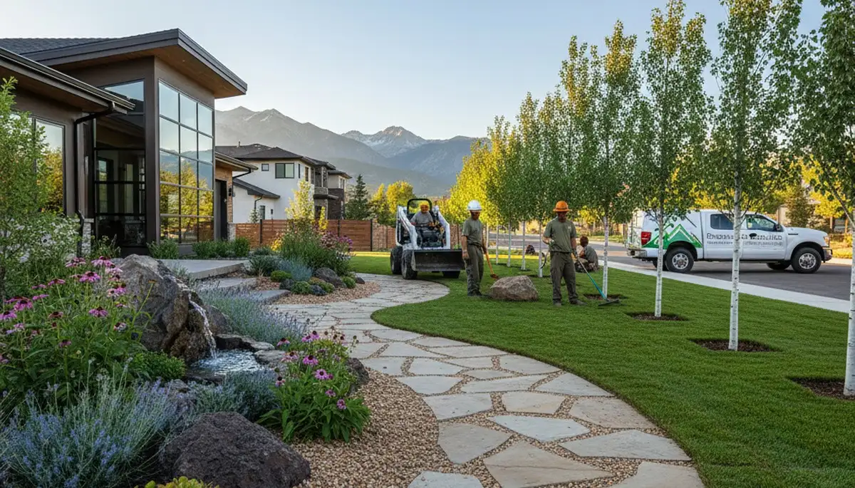 Denver, CO landscaping services for residential and commercial outdoor design and maintenance