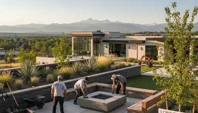 Landscape company team serving Denver, CO with professional landscaping services