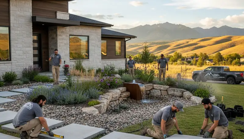 Landscape company service in Denver, CO for residential and commercial outdoor spaces