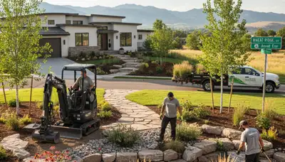 Denver, CO landscaping service team providing residential and commercial landscape design and maintenance